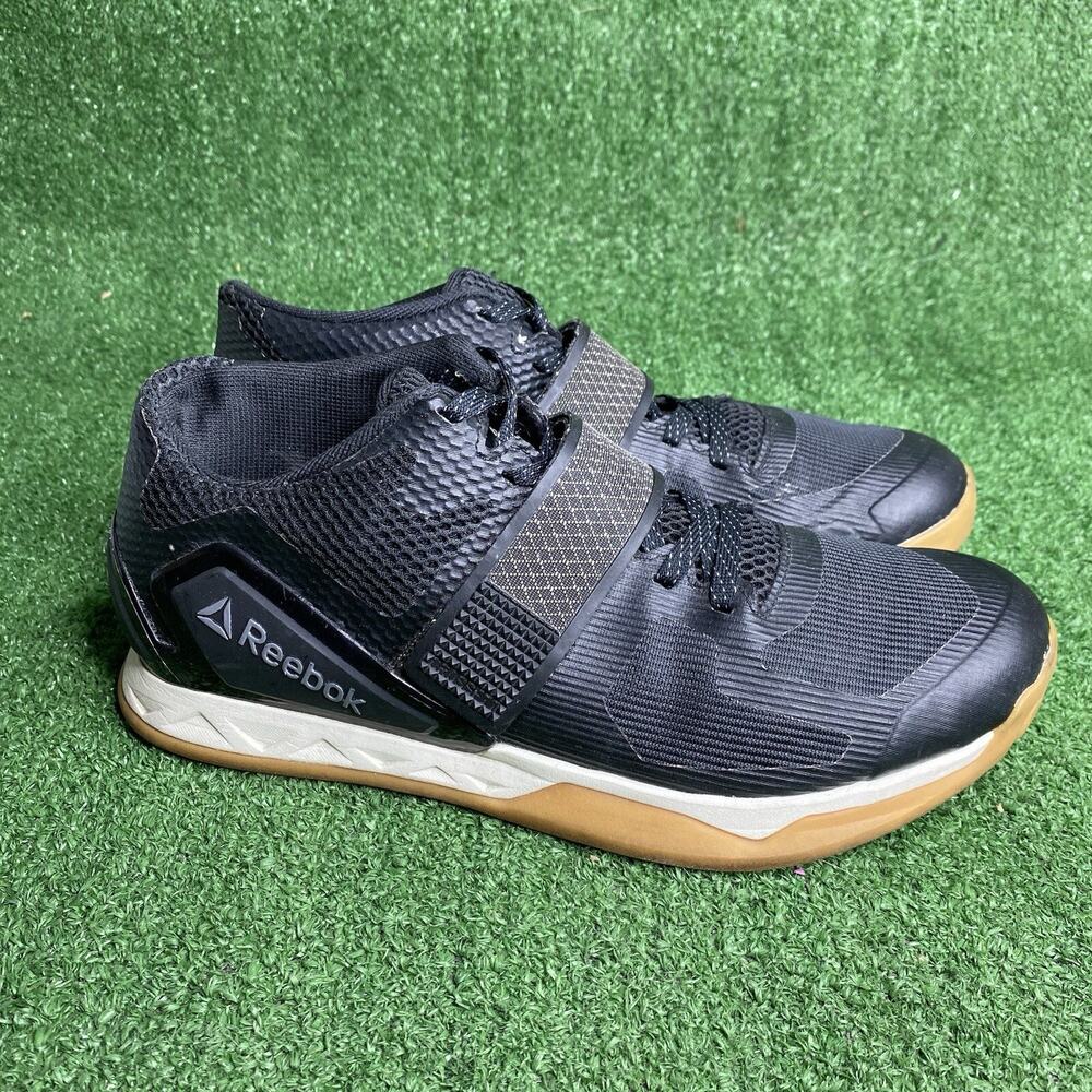 Reebok Women's‎ Crossfit Combine Transition Black/Gum Lift Shoes BD5299 Size 9.5